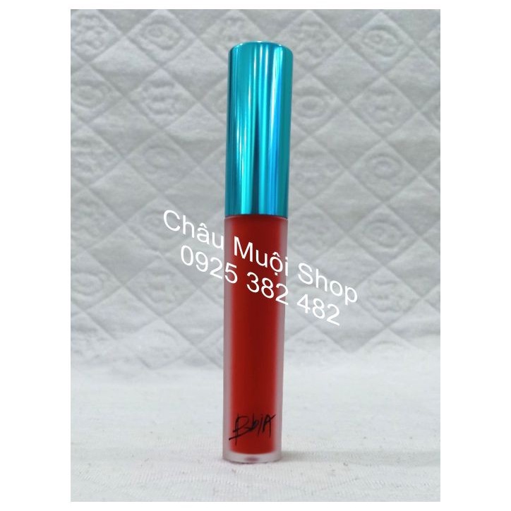 Son Kem Lì BIBIA Last Velvet Lip Tint- Màu 02 - Extra  Bounce – Đỏ Cam