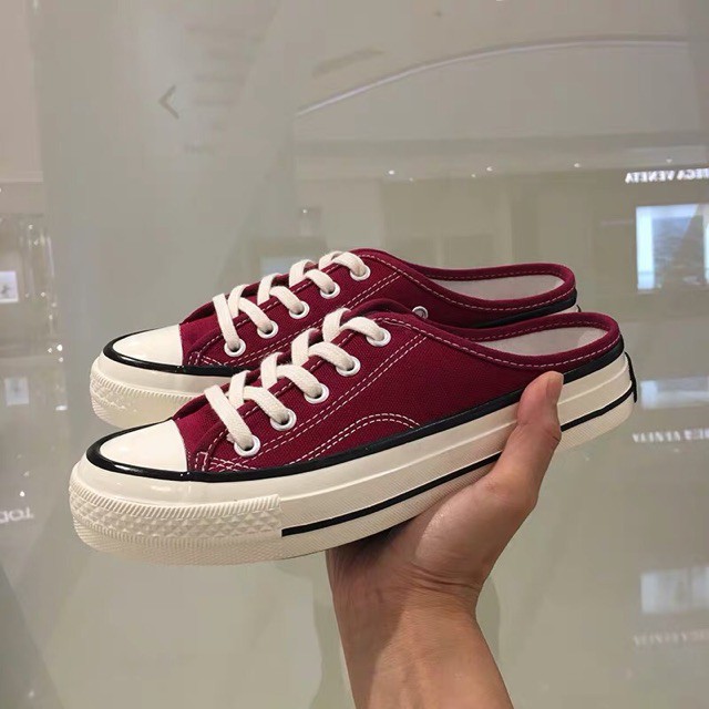 2021 Giầy đôi nam nữ cắt gót thời trang size 35-44
