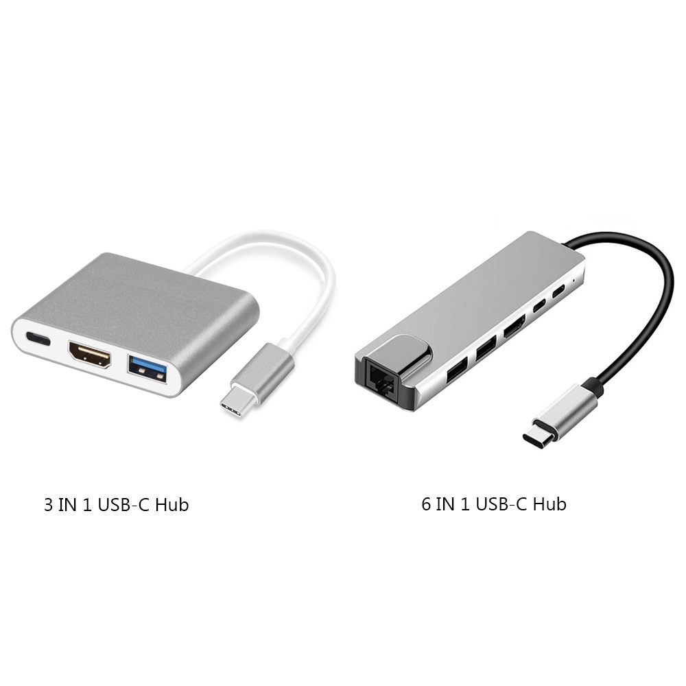 💮LANFY💮 6 in 1 High Speed 4K HDMI Data Transfer USB-C Expander USB 3.1 Type-C Hub PD Charging Multi-port Adapter Alumi | BigBuy360 - bigbuy360.vn