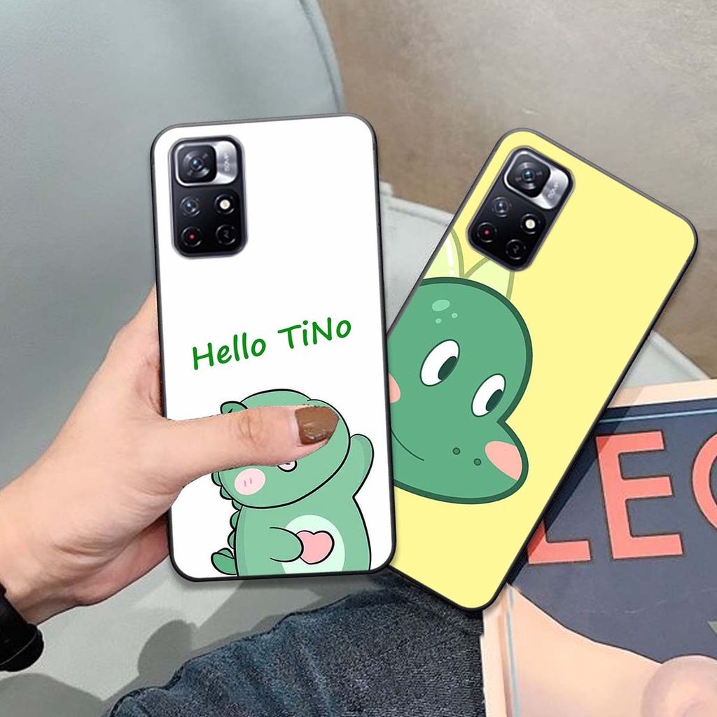 Ốp Xiaomi Redmi Note 11 / Note 11S / Redmi Note 11 Pro 5G khủng long cute