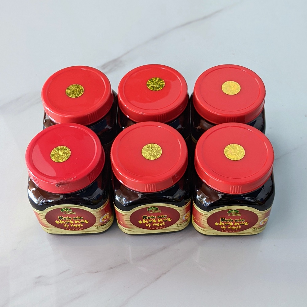 Combo 1 Lốc 6 hủ Nước màu thốt nốt hủ 130ml  hiệu Thảo Hương - HSD 24 tháng
