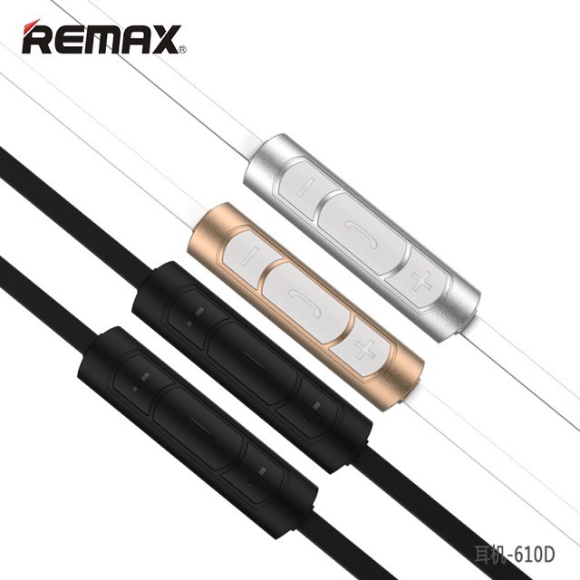 Tai nghe in ear có Mic- chuẩn hãng REMAX 610D [ HAY LẮM LUÔN]