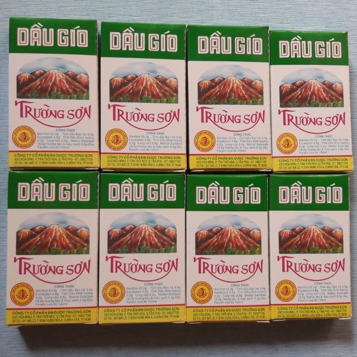 DẦU GIÓ TRƯỜNG SƠN XANH CHAI( 2.5 mL)