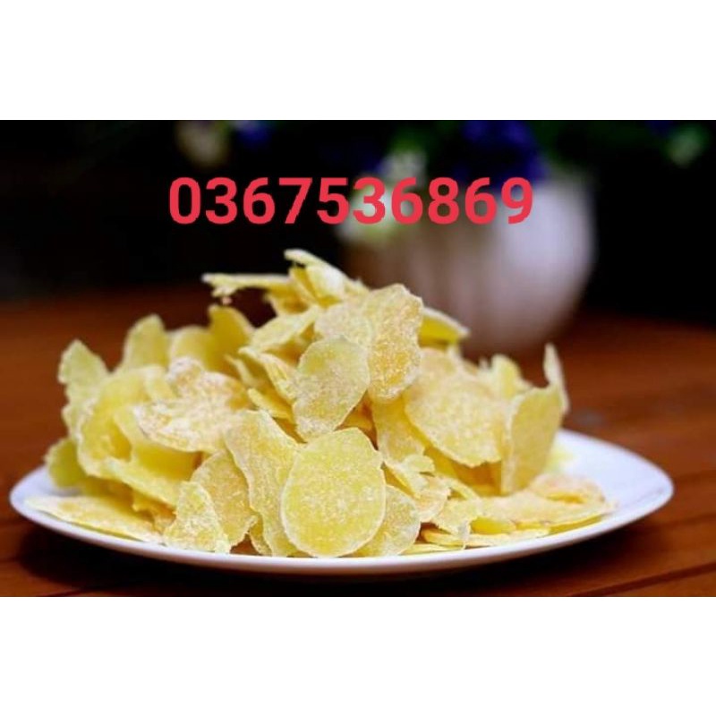 1kg Mứt gừng Huế cay vừa phải không tẩy trắng