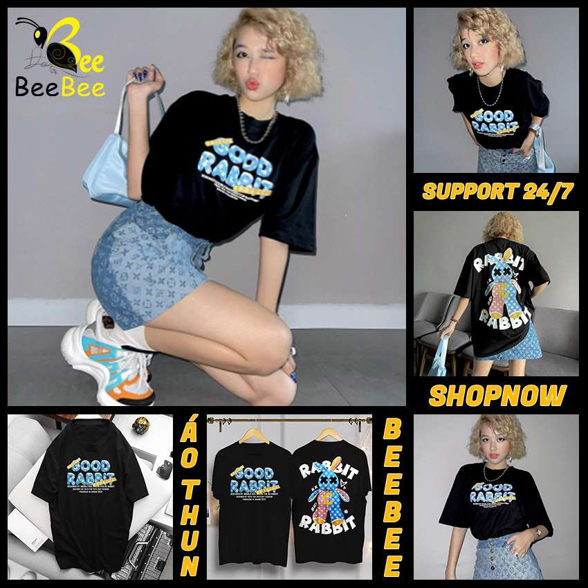 Áo Thun Unisex BEEBEE 100% Cotton Bad Rabbit GOOD RABBIT-RGR001