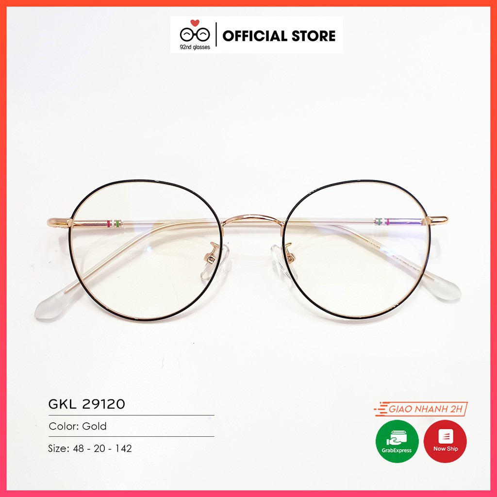 Gọng Kính Cận Kim Loại Tròn Nhỏ màu sắc nhẹ nhàng Lani 29120 - Lắp Mắt Cận Theo Yêu Cầu