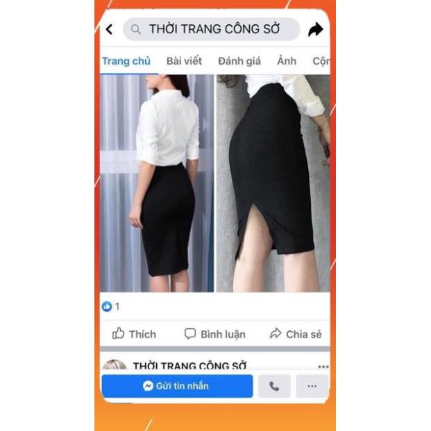 [FreeShip - Ảnh Thật] Chân Váy Bút Chì Dài Qua Gối V158 | BigBuy360 - bigbuy360.vn