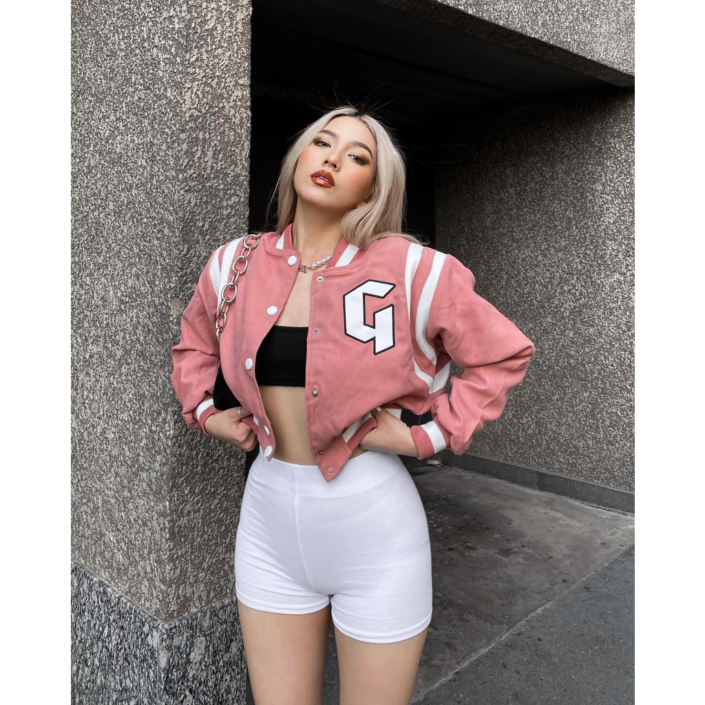 Áo Khoác vip 1 Croptop Nữ Nhung Gonz - 2 màu chất nhung 2 lớp, hàng cao cấp loại 1