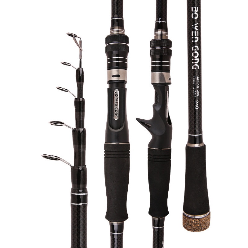 Cần Câu Lure Cần Câu Mồi Giả Telescopic Fishing Rod 1.8m-3.0m
