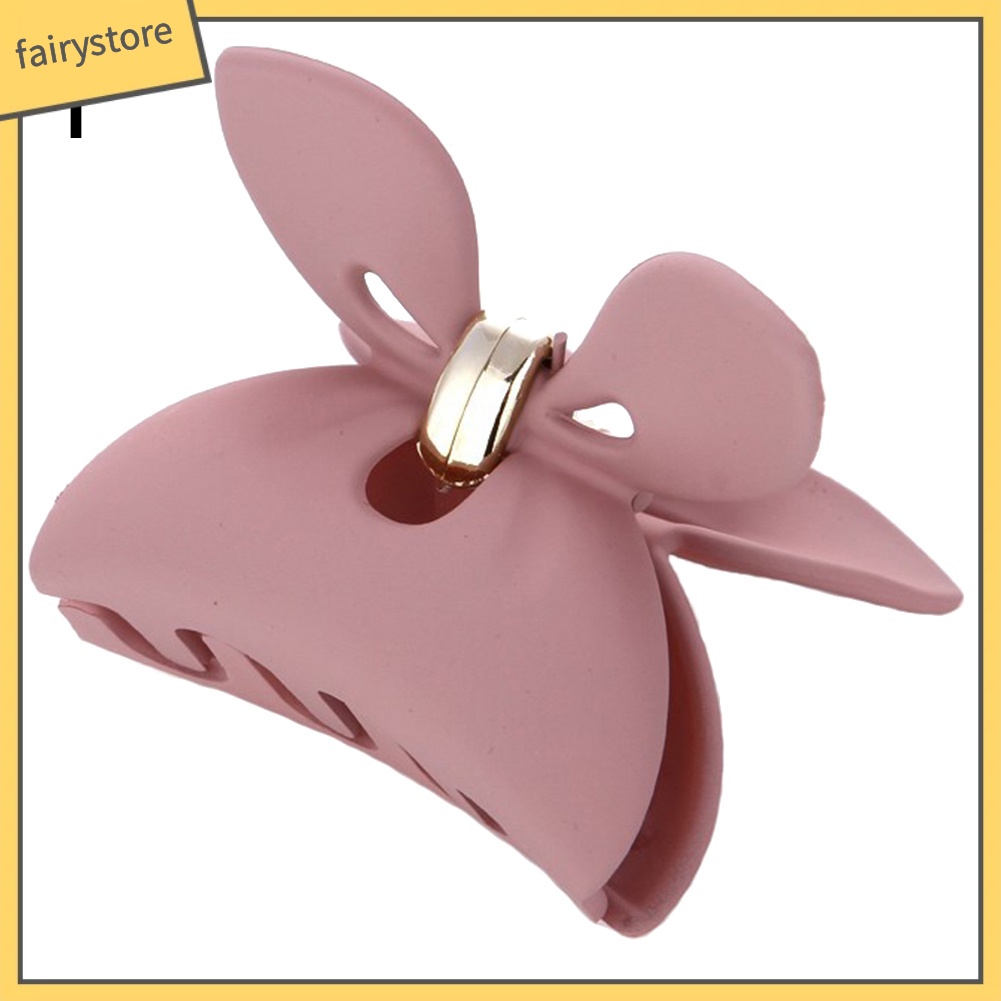 Kẹp tóc nhựa hình hàng cua màu kẹo xinh xắn