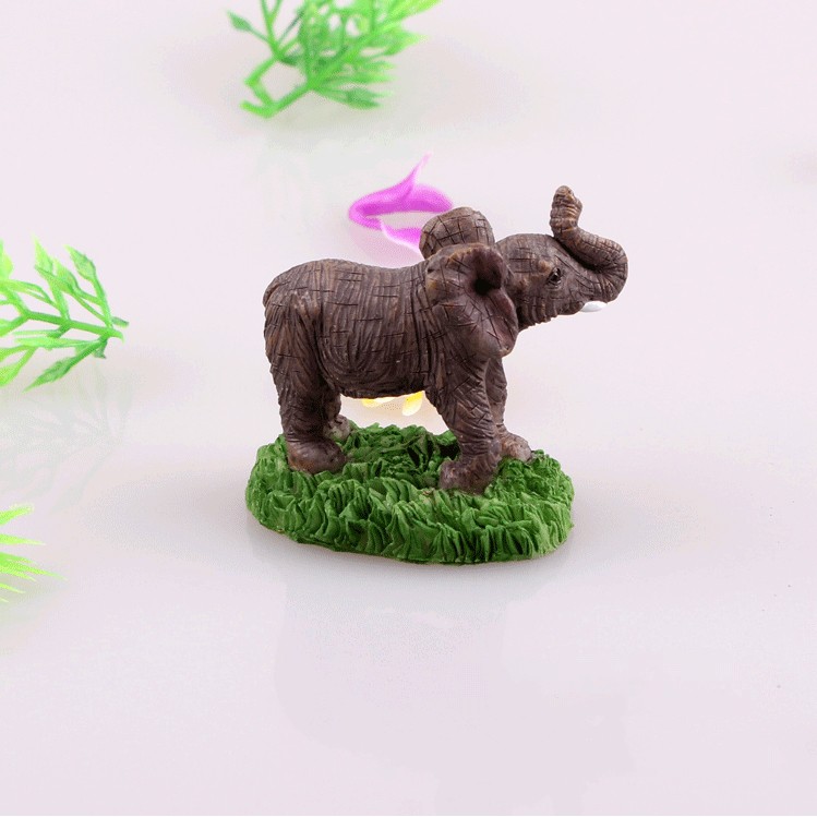 Mô hình động vật (voi, hổ, bò, gà) cho các bạn trang trí tiểu cảnh, terrarium, DIY