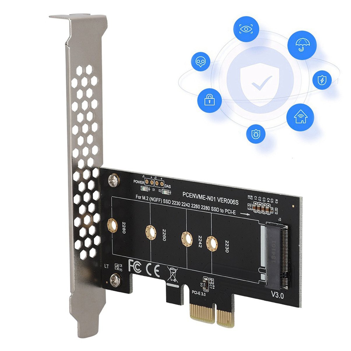 Card Đồ Họa Mở Rộng M.2 Cho Nvme Sang Pci-E 1x | BigBuy360 - bigbuy360.vn