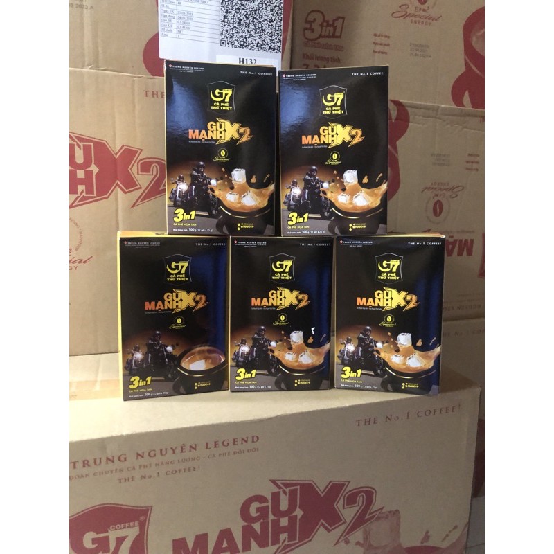 Combo 10 hộp cà phê Gu mạnh X2 Trung Nguyên