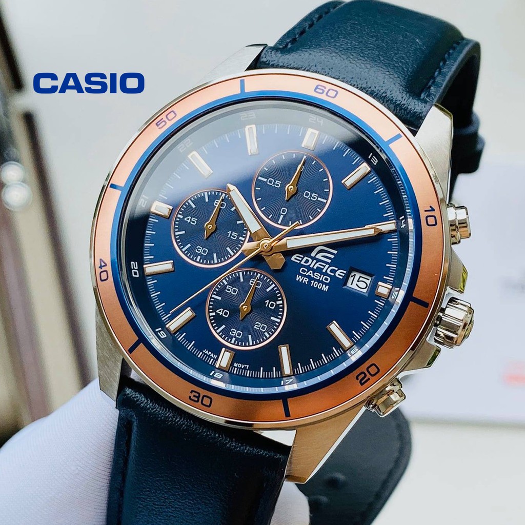 Đồng hồ nam CASIO Edifice EFR-526L-2AVUDF chính hãng - Bảo hành 1 năm, Thay pin miễn phí