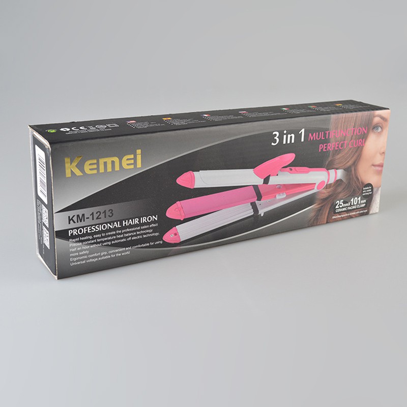 Máy Tạo Kiểu Tóc Đa Năng 3 IN 1 Kemei Km 1213