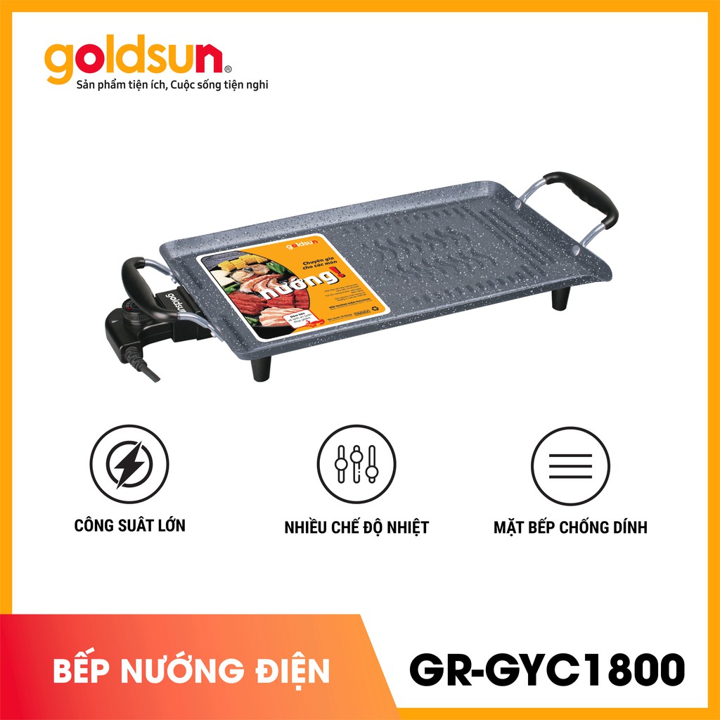 Bếp nướng điện Goldsun GR-GYC 1800 (chính hãng)