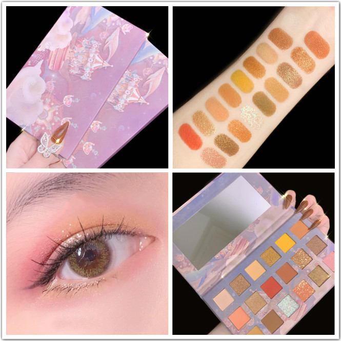 [Hàng mới về] Bảng Phấn Mắt 18 Màu Sắc Gồm Màu Lì Và Màu hũ Chống Nhòe Dành Cho Người Mới Tập Trang Điểm | BigBuy360 - bigbuy360.vn