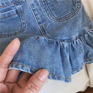 Cô Gái Váy denim mùa hè mới