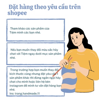 Bó hoa hồng len Handmade tone Tím
