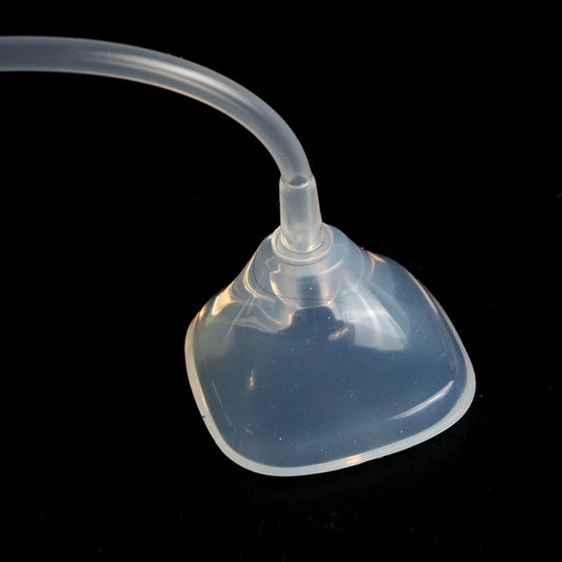 Bình Sữa Silicone Bản Rộng Chống Đầy Hơi Có Ống Hút Thay Thế Cho Bé