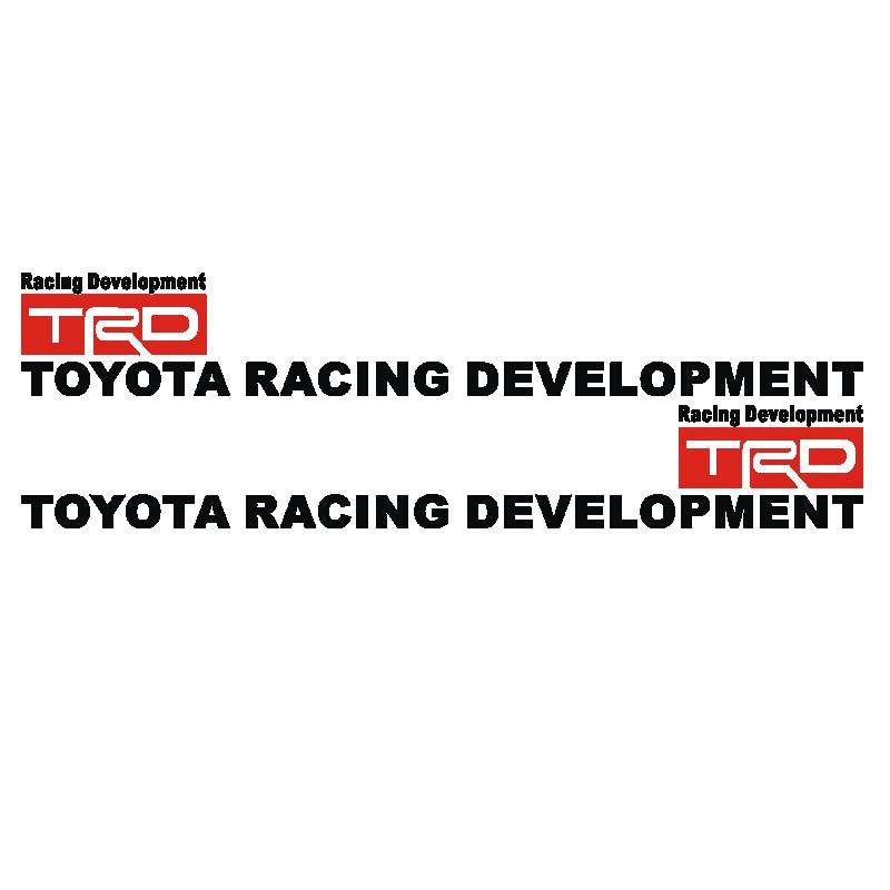 Dải Tem Dán Sườn Xe TRD Toyota Racing Development  Ms-338