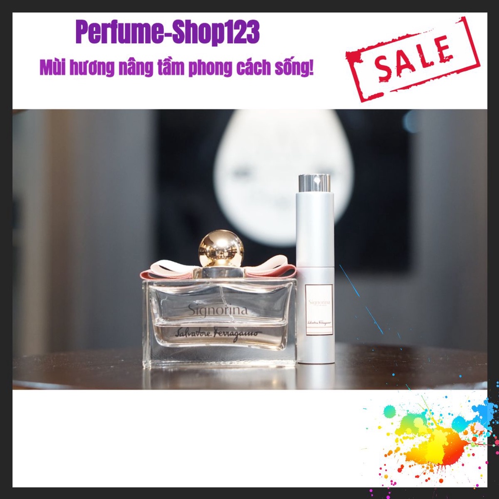 🍀FREE SHIP🍀 mẫu thử Salvatore Ferragamo Signorina (signorina hồng) 10ml 🌼Perfume-Shop123🌼