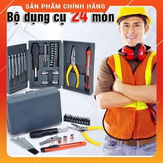 (HÀNG HOT SIÊU CHÂT) Bộ Dụng Cụ Đồ Nghề Sửa Chữa Đa Năng 24 Món 1 (ghi) 206075
