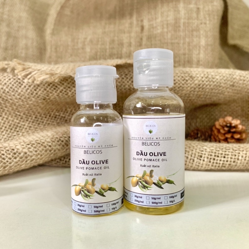 Dầu Olive Nguyên Chất (Ý) - Dầu Nền Mỹ Phẩm, Dưỡng ẩm da, môi, tóc