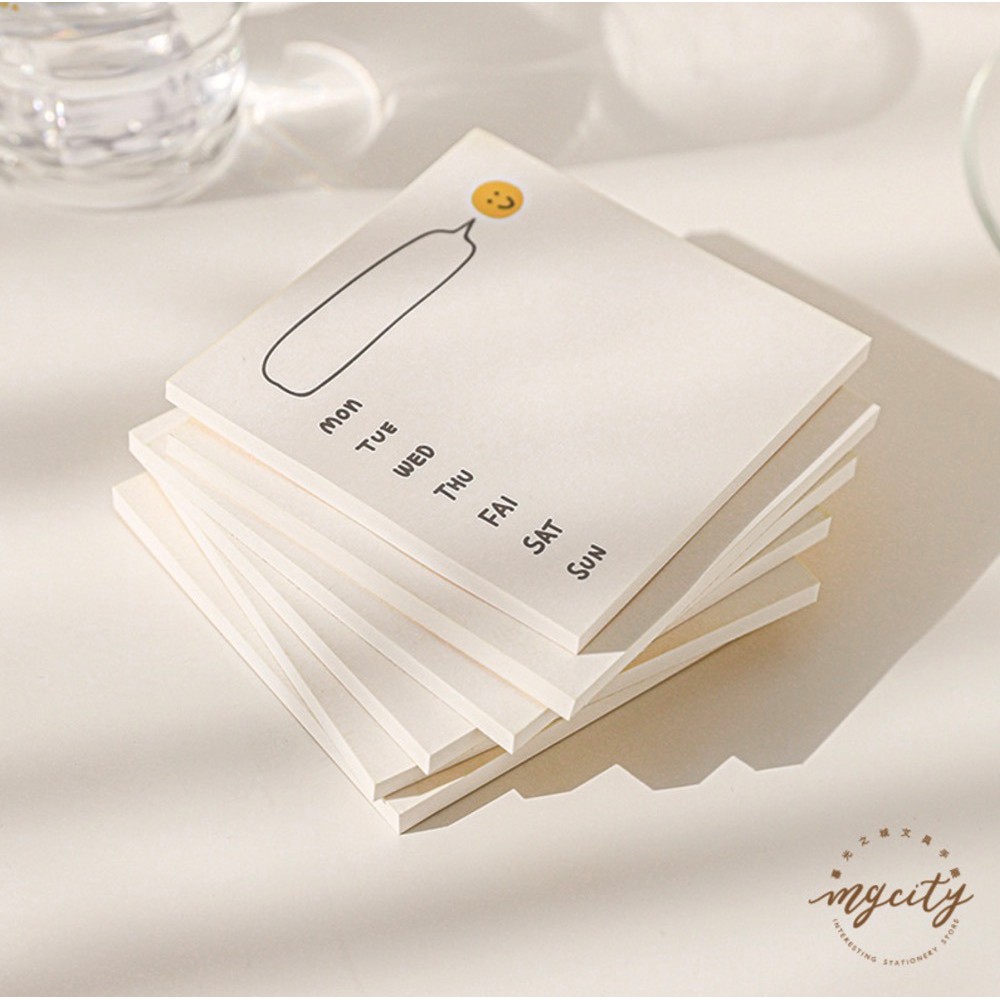 Bộ 40 Giấy Ghi Chú Cười Tỏa Nắng Smily Stick Note