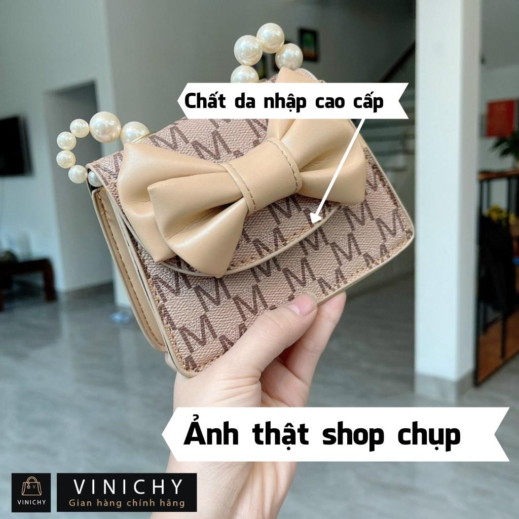 Túi xách Mini nữ đeo chéo, túi đi chơi, đi học VINICHY, da đẹp cao cấp size 12cm HA131