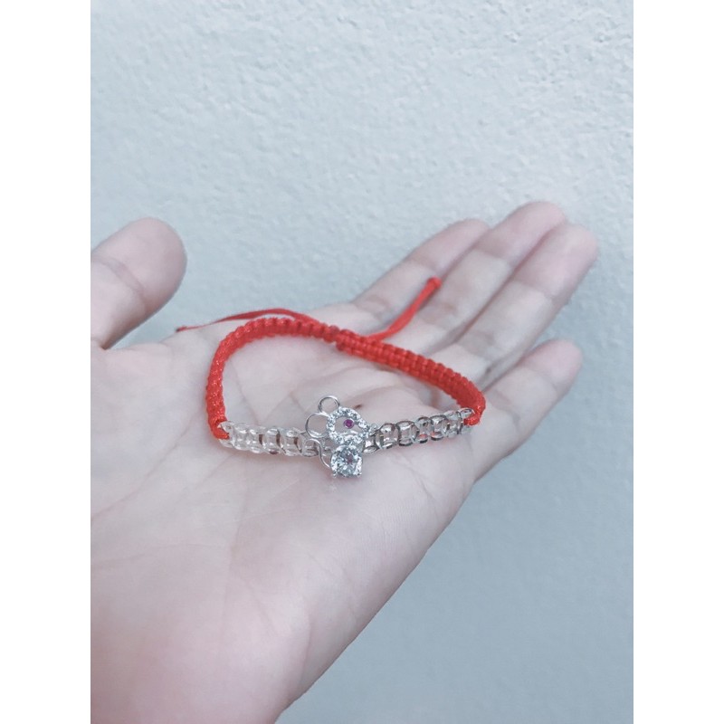 vòng tết dây may mắn chỉ đỏ kim tiền chuột bạc ta xinh cute