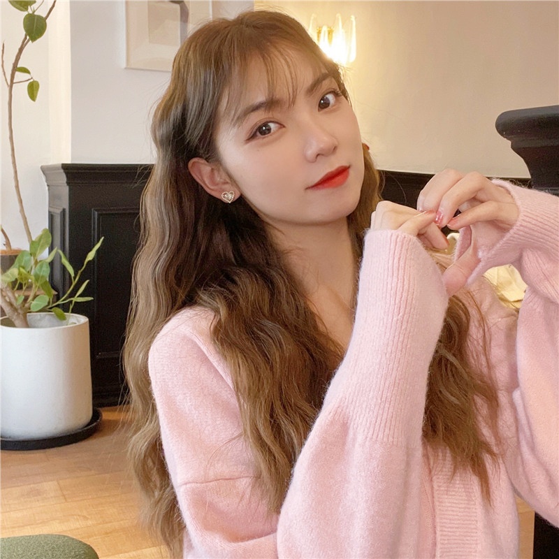 Khuyên tai MANYUE đính đá zircon sang trọng thời trang dành cho nữ