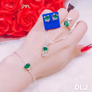 BỘ TRANG SỨC HỒ LY (GỒM: LẮC TAY, DÂY CHUYỀN, NHẪN, BÔNG TAI) [ GIÁ TỐT ]