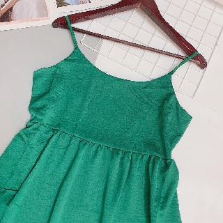 ĐẦM LỤA VÁY LỤA 2 DÂY 3 TẦNG