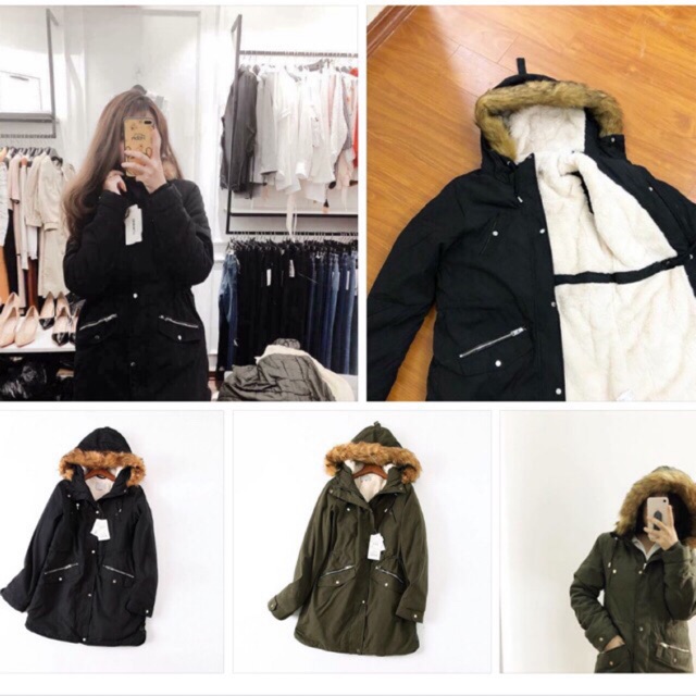 ÁO Parka xuất uk ảnh shop chụp hàng quảng châu nhập khẩu