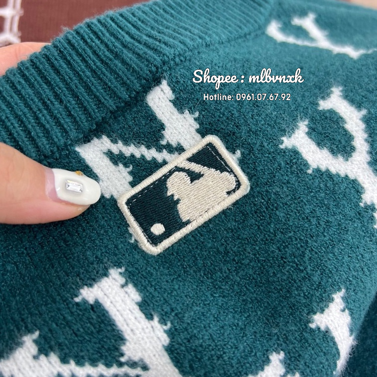 ẢNH THẬT / TQXK - Áo Len MLB Monogram - HÀNG XUẤT DƯ FULLTAG