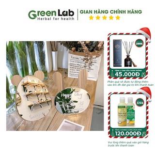 Gương để bàn trang điểm🍃KÈM BÚT🍃 Gương trang điểm mini kiểu Hàn Quốc đơn giản dễ thương hình gấu gỗ