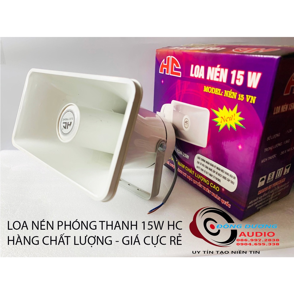 LOA PHÓNG THANH 15W HC - LOA NÉN 15W