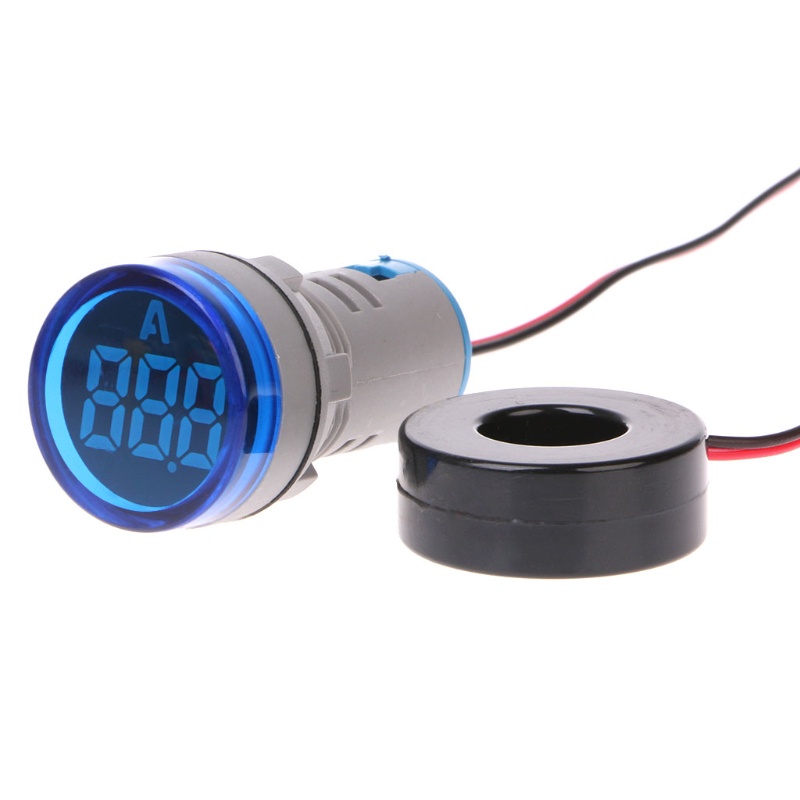Thiết Bị Hiển Thị Dòng Điện AC Kỹ Thuật Số 22mm Cho Đầu Đèn LED 0 100A
