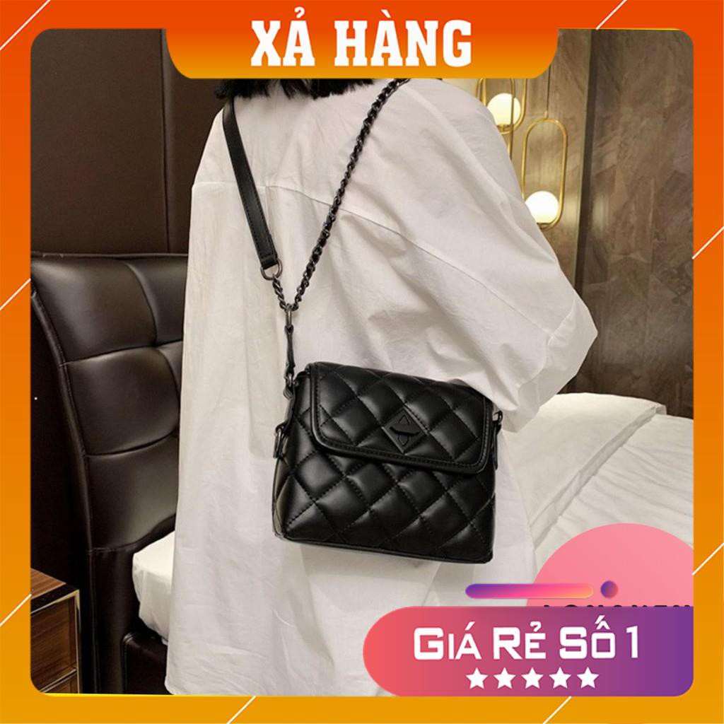 Túi xách nữ đeo chéo đeo vai kẹp nách siêu đẹp khóa con thoi ( Hàng chuẩn ảnh) - Giá Tốt
