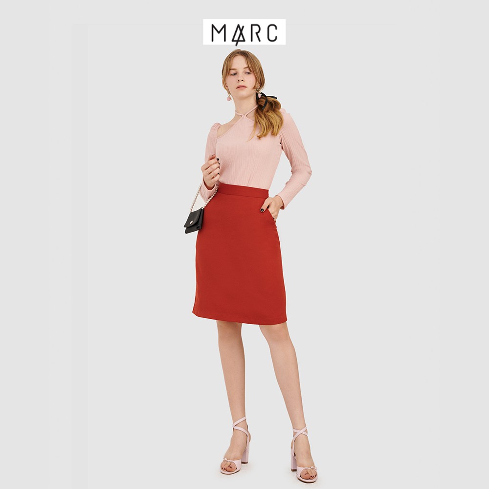 Áo thun nữ MARC FASHION gân tay dài cổ yếm | BigBuy360 - bigbuy360.vn