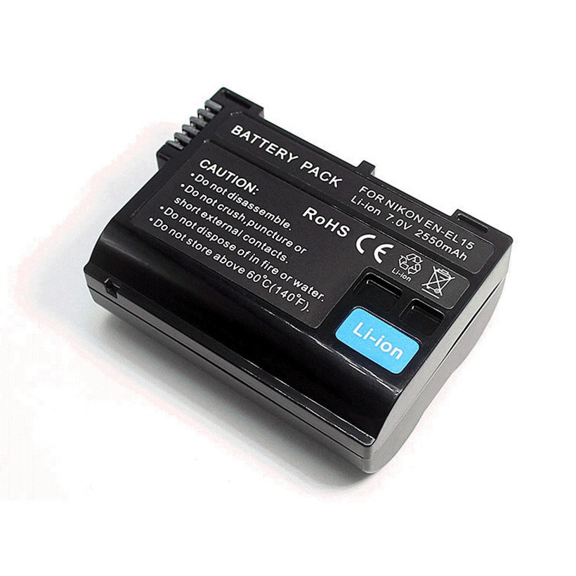 Pin máy ảnh Nikon EN-EL15 2700mAh cho Nikon D7000 D7100 D800 D800E D600 D610 D810 D7200 V1 D500