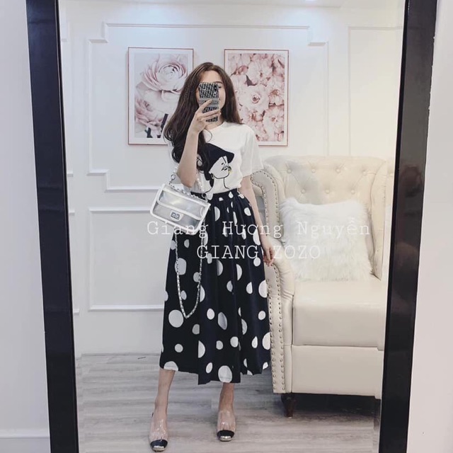 👗💥 Sét chấm bi sang chảnh . Hàng chuẩn ảnh lên hình cực xinh luôn ạ