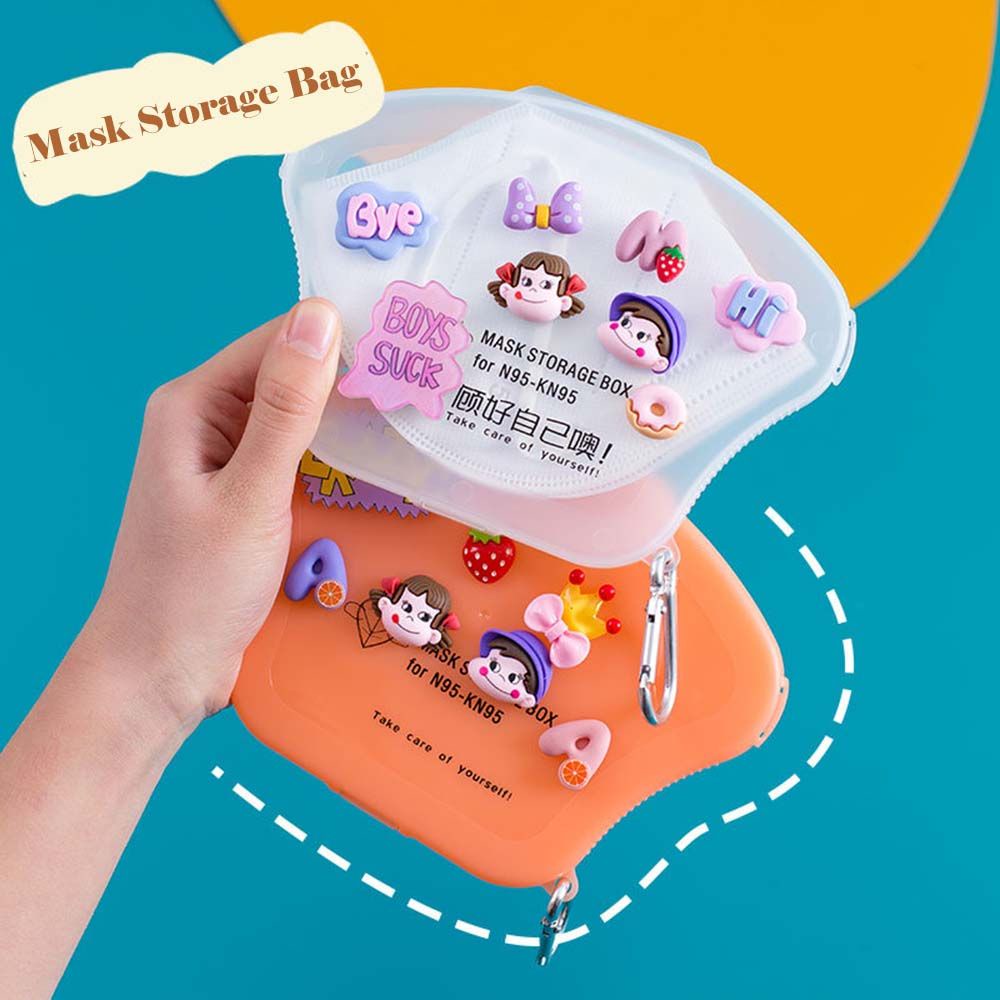 Hộp đựng khẩu trang bảo vệ chống bẩn thiết kế đáng yêu tiện lợi