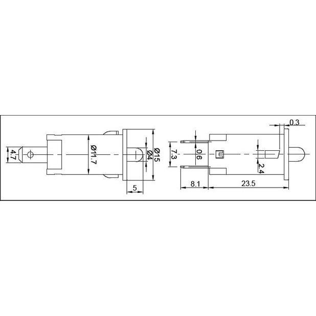 Công tắc cửa tủ áo/ tủ lạnh mở cửa đèn sáng 12V 220V ô tô