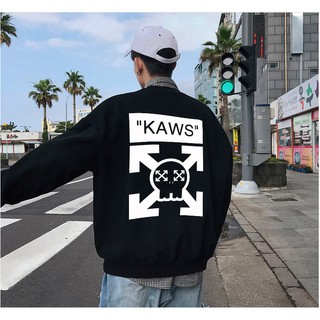 Áo Dài Tay Sweater chất Nỉ Bông dày ấm KAWS Chất Nỉ Siêu Đẹp kiểu dáng unisex nam nữ