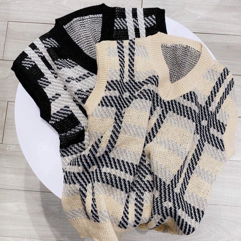 ÁO GILE KẺ Ô RESTOCK HÓT HÍT