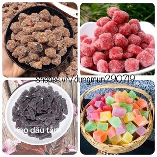 KẸO DẺO, DÂU TÂY, DÂU TẰM, ME CAY