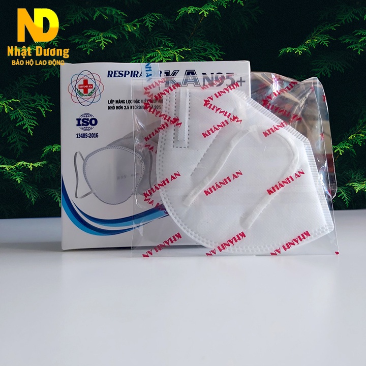 Khẩu trang khánh an kn95 3D kháng khuẩn 5 lớp dùng trong y tế, đi đường ngăn cản 95% các loại bụi mịn