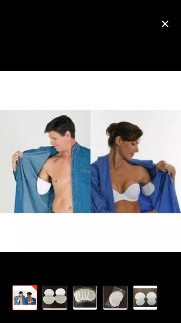 60 Miếng Dán Nách Khử Mùi, Thấm Hút Mồ Hôi ( Lưu ý: 60 miếng= 30 túi đôi ) | BigBuy360 - bigbuy360.vn